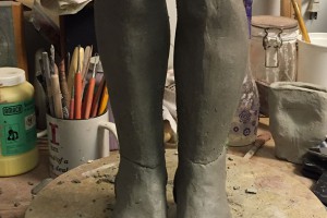 Close to finished with skirt and legs